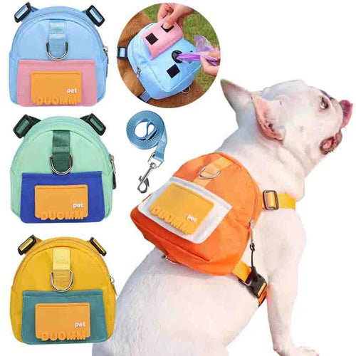 Mochila de Passeio para Cães e Gatos Pet Backpack em Poliéster