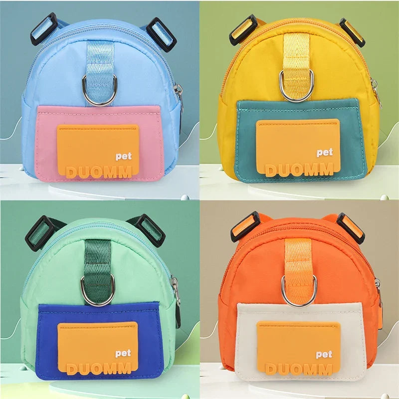 Mochila de Passeio para Cães e Gatos Pet Backpack em Poliéster