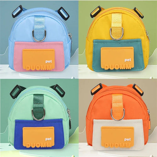 Mochila de Passeio para Cães e Gatos Pet Backpack em Poliéster