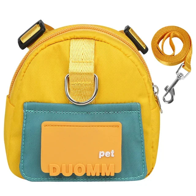Mochila de Passeio para Cães e Gatos Pet Backpack em Poliéster